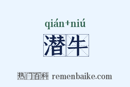 潜牛是什么意思的图片